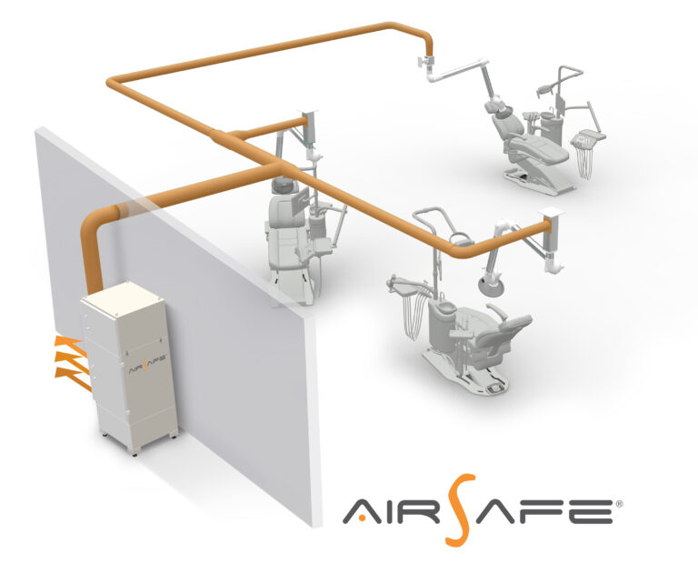 Centralized systems for high-flow suction of medical aerosol